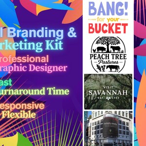 Custom Branding Kit for Small Businesses | Logo, Colors, Fonts, Social Media Templates & More | Personalized Brand Design