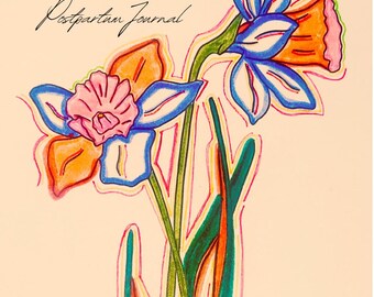 Healing and Reflecting Postpartum Journal - Partner's Edition