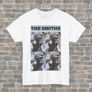The Smiths Tshirt, The Smiths Band, Meat is muder Tee, Album Vinyl Cover Tshirt, Retro Album Art Tee, 80s Album Cover Tshirt, Morrissey Fan