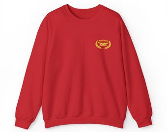 Arsenal Football Fan Sweatshirt | Supporter Design, Football Supporter Crew