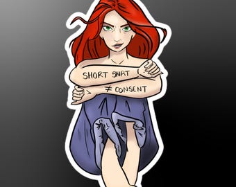 Consent Matters Kiss-Cut Blasenfreie Aufkleber