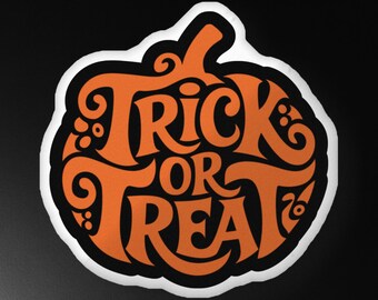 Trick or Treat Pumpkin Custom-shaped pillow