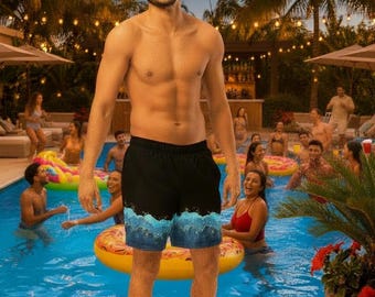 Mystic Clouds Recycled Swim Trunks