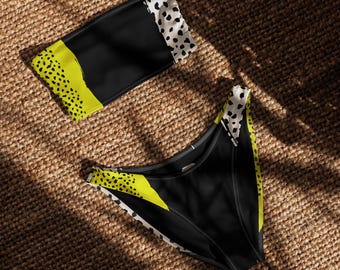 The Pizzazz Vibe Recycled bandeau bikini