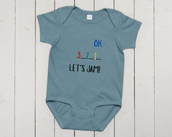 3-2-1- Lass uns Jammen! Anime Baby Jersey Body