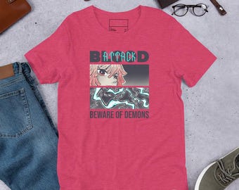 Vorsicht vor Demons- Anime Unisex T-Shirt