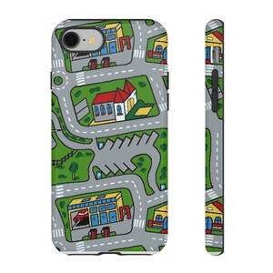 Handyhülle für Kinder, lustiges Straßenkarten-Design, langlebiger Schutz, perfekt für Geschenke, Geburtstag, Feiertage, einzigartiger Stil
