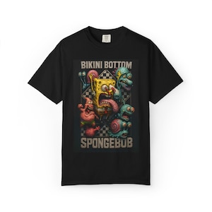 Spongebob Schwammkopf T-Shirt: Retro Cartoon Graphic Tee