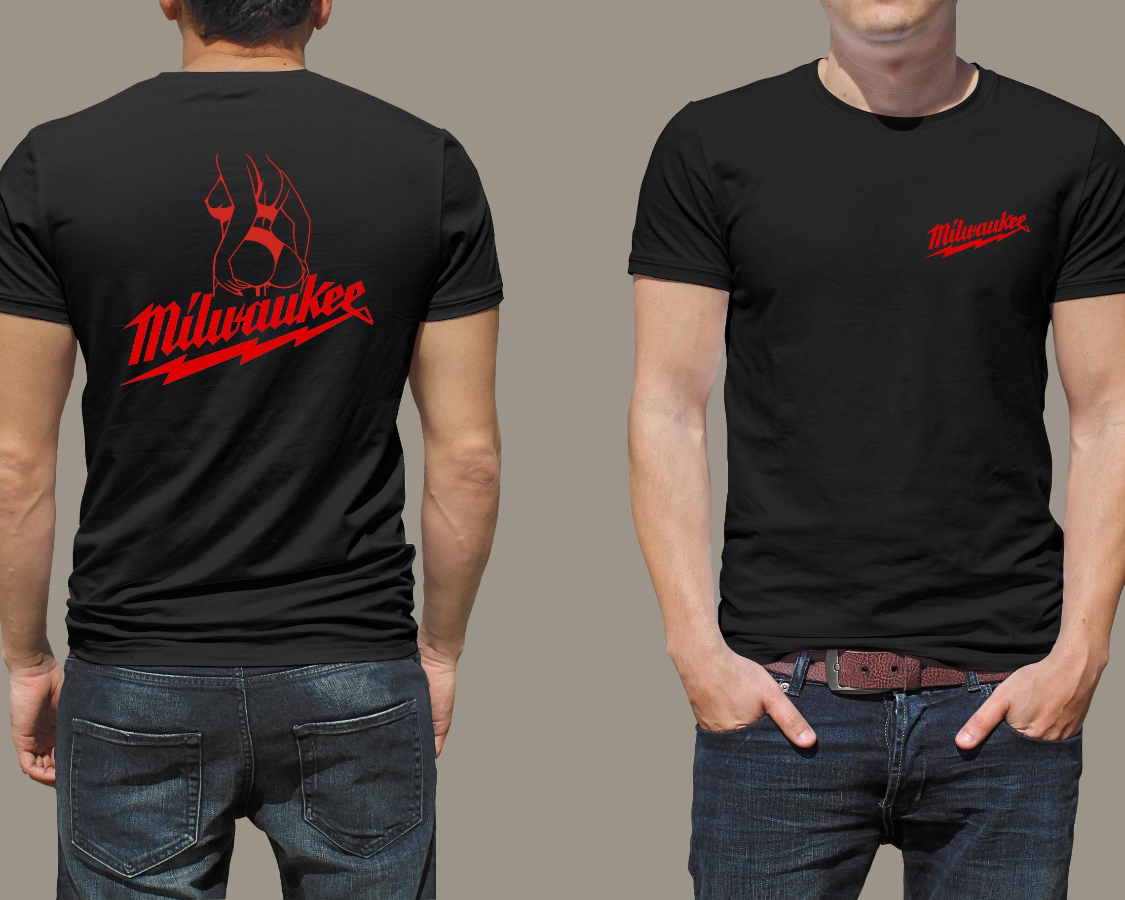 Milwaukee Girl T-Shirt Unisex Adult Hot Girl Mechanic Pullover College Tee Gift for Mechanics Garage Work