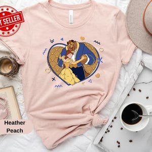 Disney Beauty And The Beast Valentine Shirt,Belle The Beast Couple Shirt