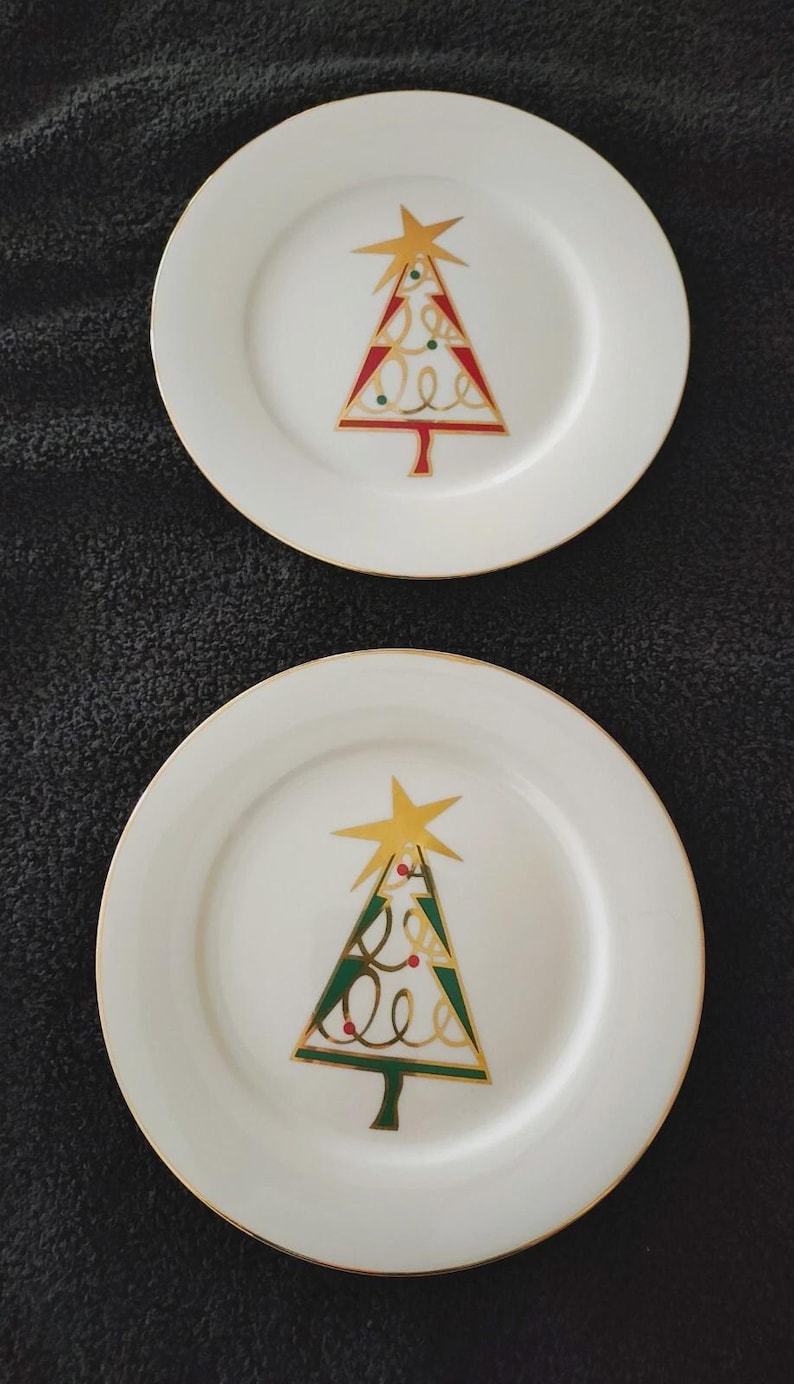 Pier One Christmas Plates