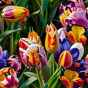 Emballage de verre tulipe, verre tulipe maigre 20 oz PNG, motifs floraux de sublimation printanière, papier peint fleur, téléchargement numérique