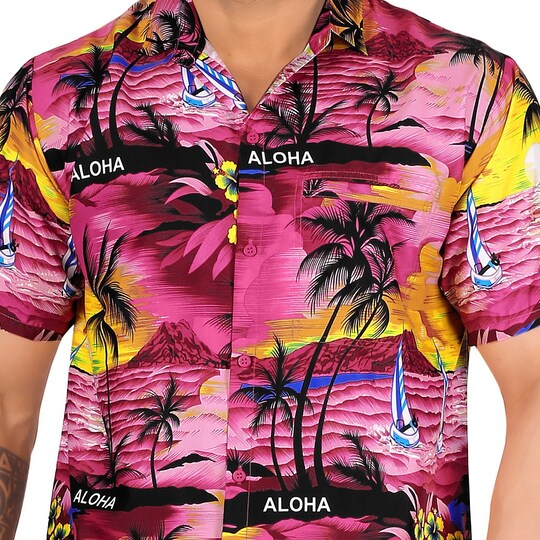 Big and Tall Palm Tree Fashion Hawaiian Shirt