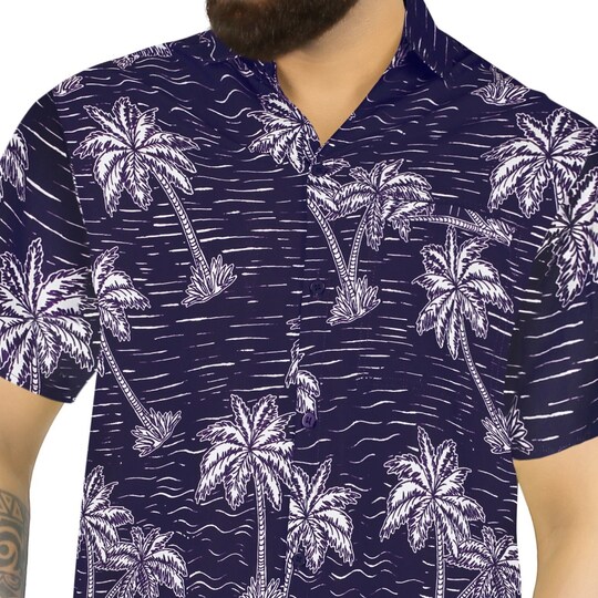 Summer Beach Tropical Palm Hawaiian Shirts