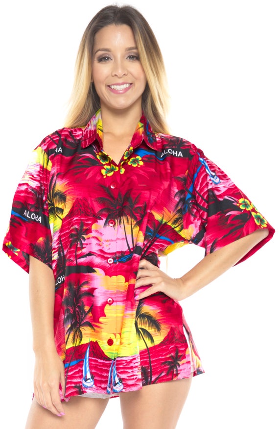 Womens plus size hawaiian shirts Clearance