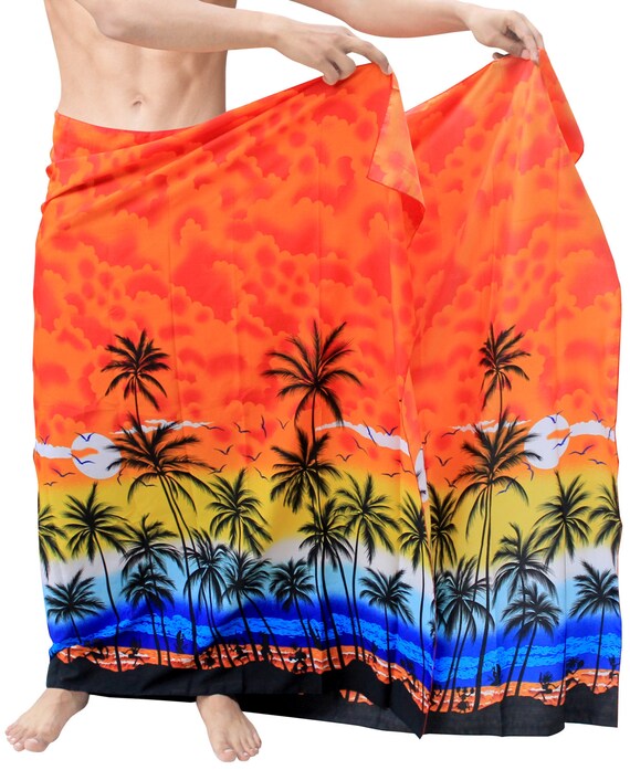 men's sarong swimwear