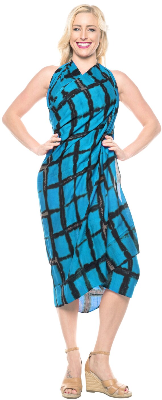 tie dye beach cover up