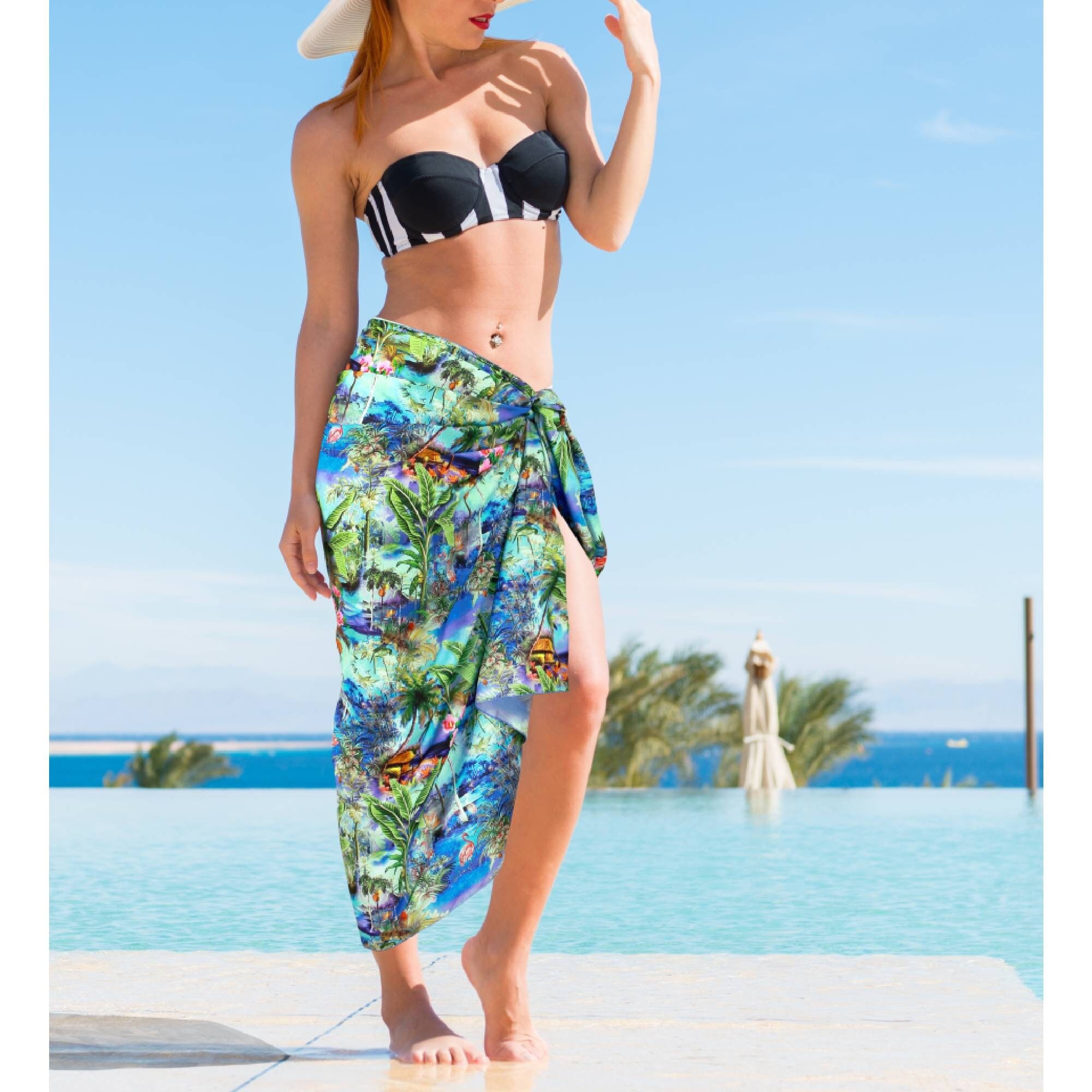 HAPPY BAY Women's Loose Caftan Short Casual Beach Loungewear
