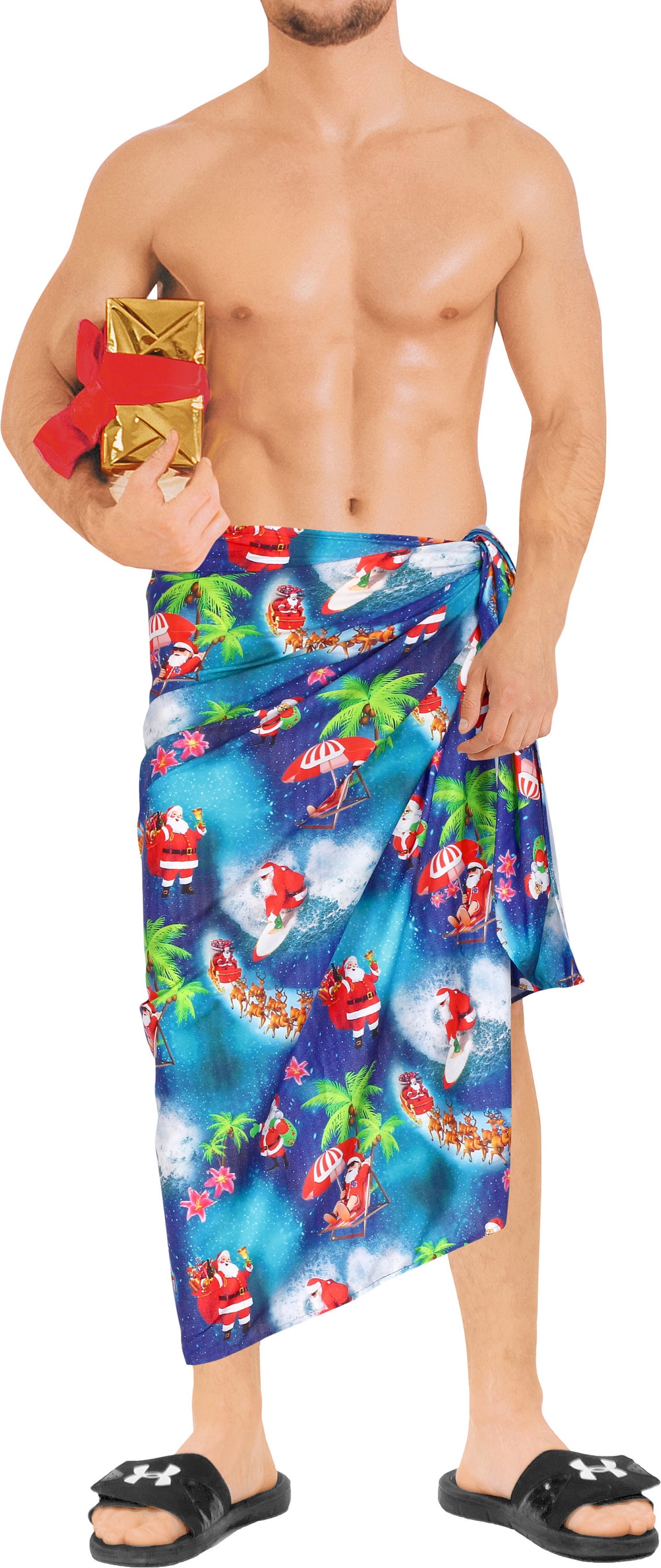 santa claus swimwear
