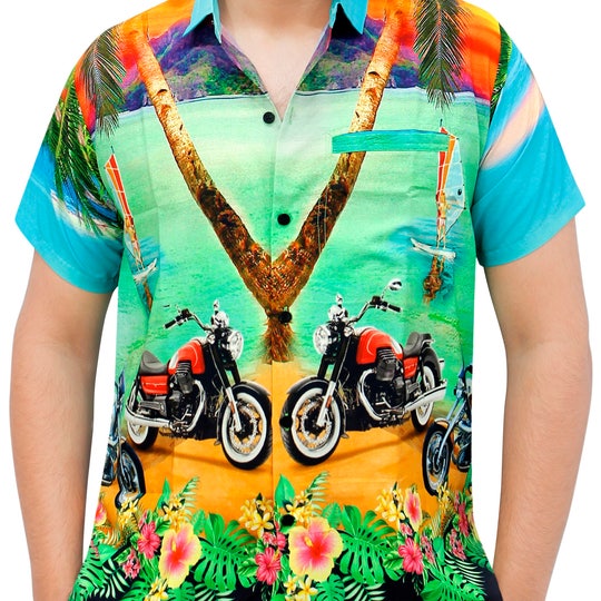 Likre Aloha Hawaii Tropical caribbean vintage Matching Hawaiian shirt