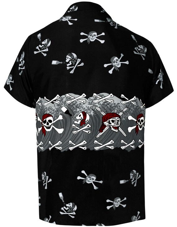 La Leela Likre Black Pirate Printed 