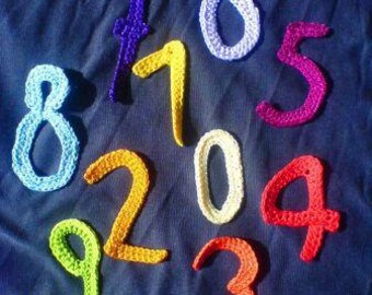 Crochet PDF Pattern Numbers instant download