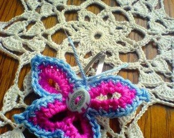 Crochet pdf Pattern Butterfly instant download