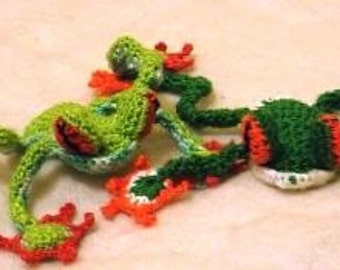 Tree Frog PDF Crochet Pattern Instant download