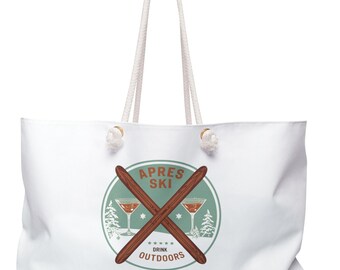 Borsa da weekend dopo sci – Sci incrociati e cocktail – Borsa da viaggio per lo sci