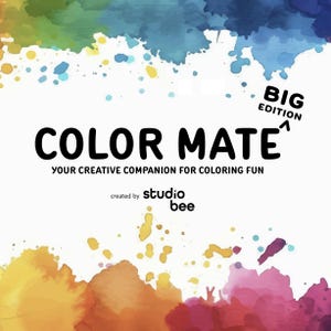 Color Mate: Big Edition - Pattern Practice Coloring Companion Book - Explore, Play and Color Your Way