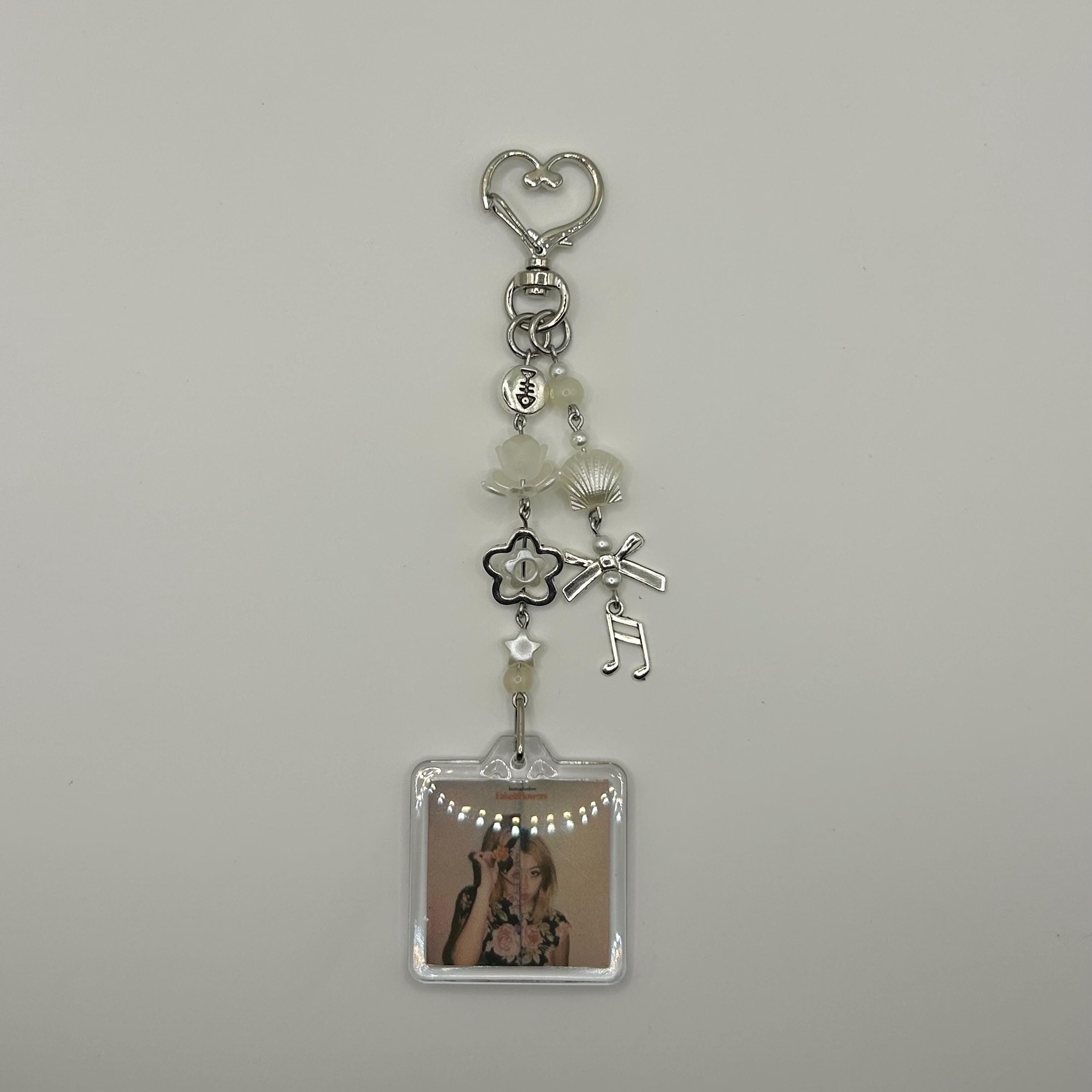 Beabadoobee Inspired Album Keychain | Double Sided | Beaded Bag Charm ...
