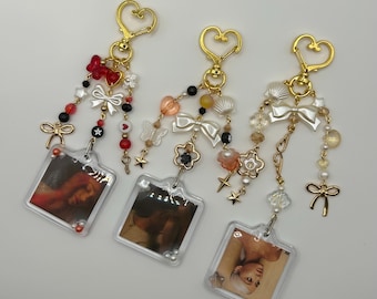 Ariana Grande Inspired Album Keychain | Beaded Y2K Bag Charm, Eternal Sunshine