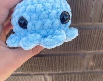 Polpo tascabile all'uncinetto, peluche all'uncinetto