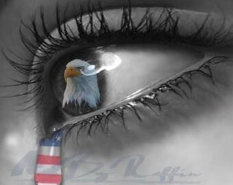 Crying Eye Painting Etsy