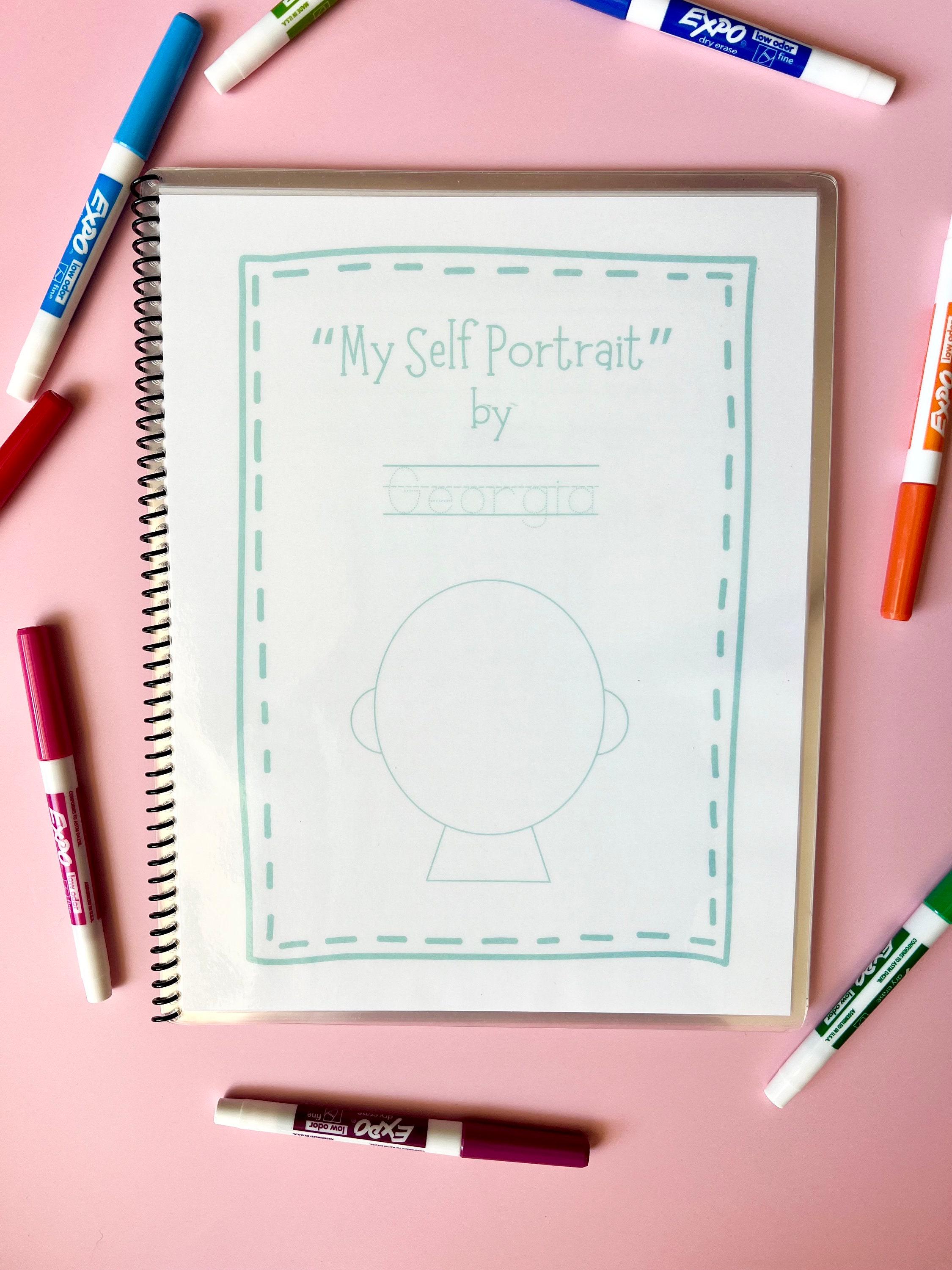Custom Kids Laminated Activity Name Book Personalized Back to School ...