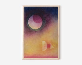 Kandinsky Bauhaus Art Print: Evasive 1929 Exhibition Poster (Digital Download)