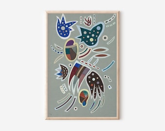 Kandinsky Bauhaus Poster: Ohne-Titel Abstract Art Print (Digital Download)