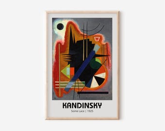 Kandinsky Bauhaus Exhibition Poster: Wassily Kandinsky Art Print (Digital Download)