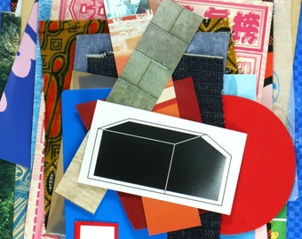 1 Set of Supplements - Collage / Scrapbooking Kit / Junk Journal / Assemblage Grab Bag  (S42401225N)