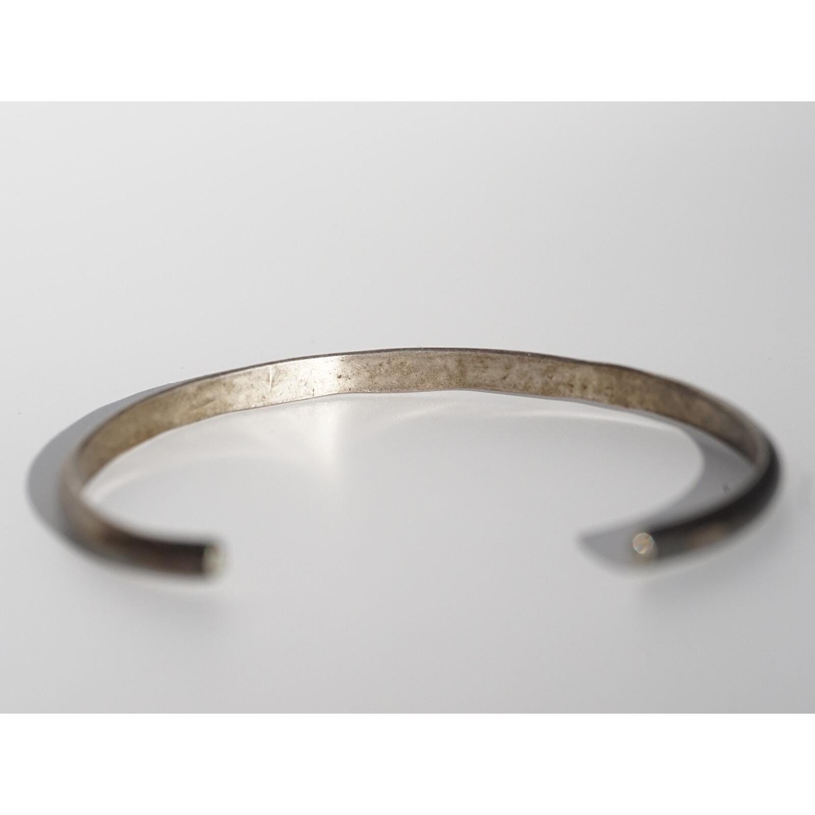 Arnold Maloney M - Navajo Native American Sterling Silver 925 Cuff