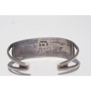Valentino & Matilda Banteah - Zuni Native Sterling Silver Needle Point Bracelet image 7