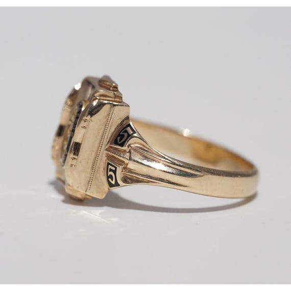 Vintage 10k Solid Yellow Gold Women's 1955 Class Ring Josten St