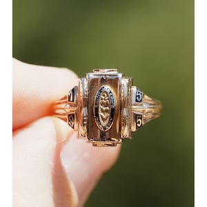 Vintage 10k Solid Yellow Gold Women's 1955 Class Ring Josten St