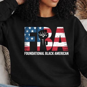 FBA Grundlegendes schwarzes amerikanisches PNG | Vaterländisches Statement Design | Schwarze Geschichte Digitaler Download | Sublimation