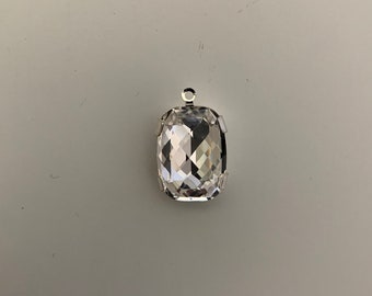 Swarovski fancy crystal stone pendant 18 mm x 13 mm Qty 1
