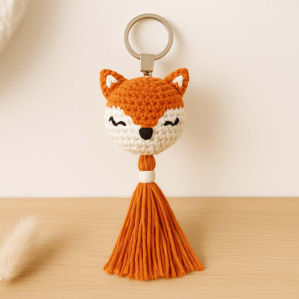 Cute Fox Keychain - Etsy display picture 1
