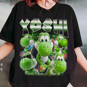 Super Mario Galaxy Yoshi-tröja, 90-tals Mario-spelkläder bild 1