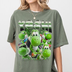 Super Mario Galaxy Yoshi-tröja, 90-tals Mario-spelkläder bild 2