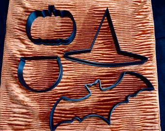 Witchy Halloween Cookie Cutters STL Files