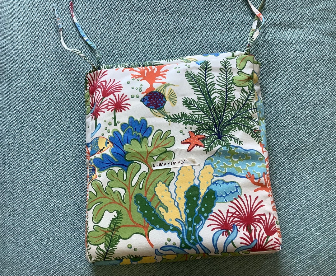 Buy Chair Pad Cushion Covers With Zippers and Ties Coastal Chair Online in India Etsy